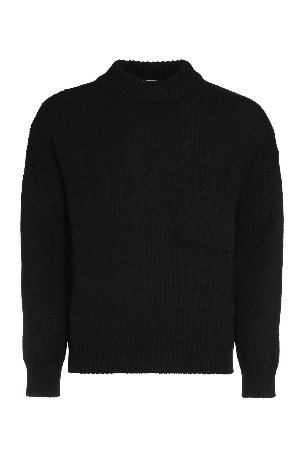 Turtleneck wool pullover