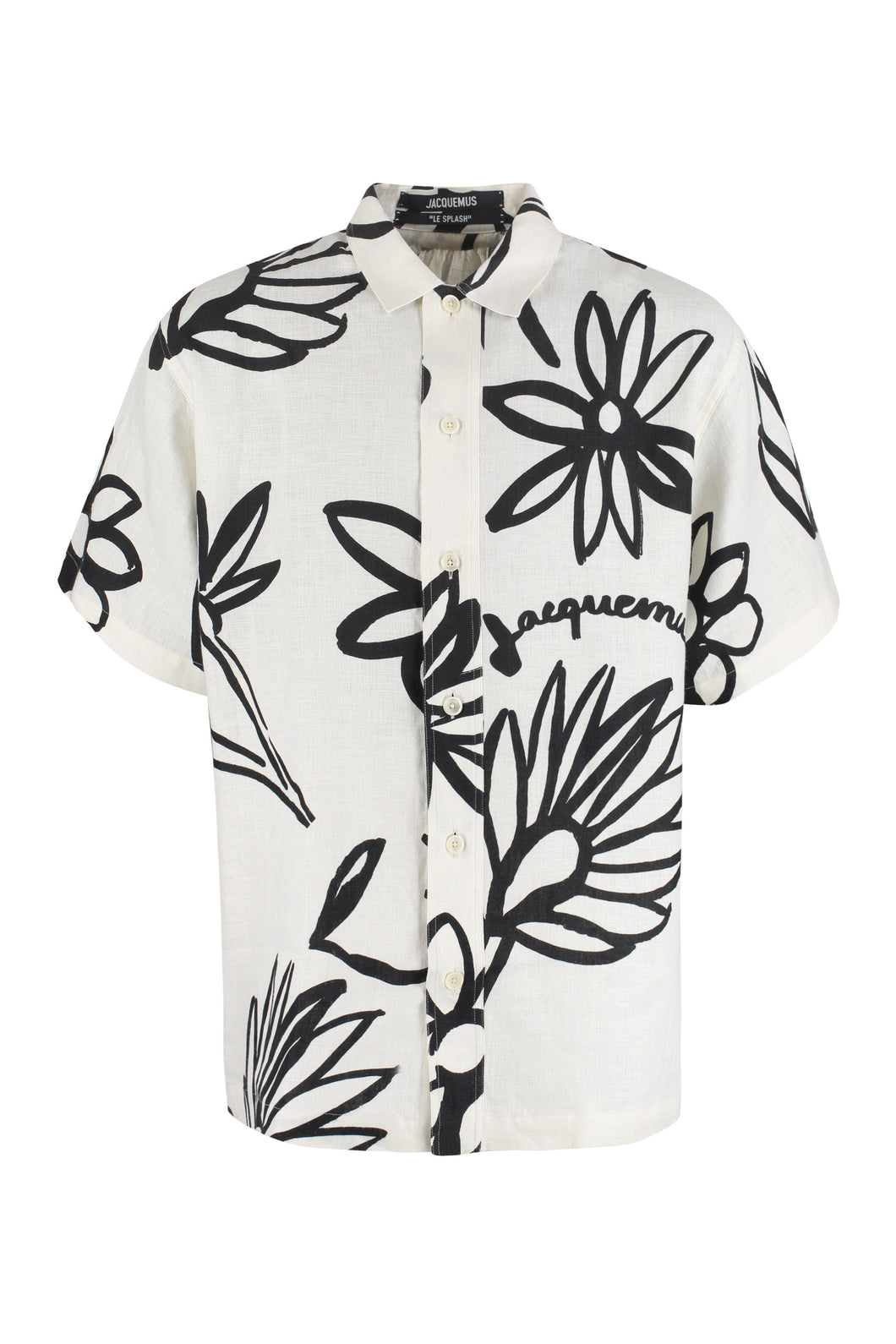 Printed short sleeved shirt