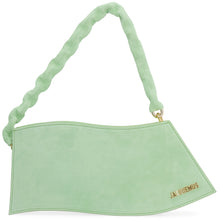 Load image into Gallery viewer, La Vague suede shoulder bag
