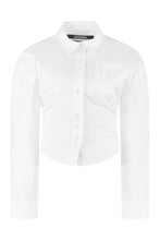 Load image into Gallery viewer, Aqua cotton shirt
