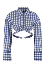 Load image into Gallery viewer, Gingham motif shirt
