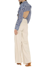 Load image into Gallery viewer, Gingham motif shirt
