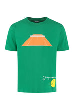 Load image into Gallery viewer, Tennis cotton crew-neck T-shirt
