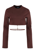 Load image into Gallery viewer, Long sleeve crop top
