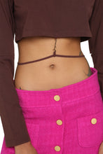 Load image into Gallery viewer, Long sleeve crop top
