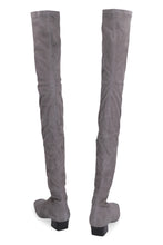 Load image into Gallery viewer, Colette stretch suede over the knee boots
