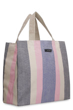 Load image into Gallery viewer, Itak striped nylon tote
