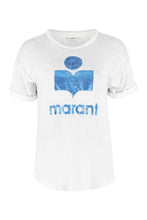 Load image into Gallery viewer, Printed linen T-shirt
