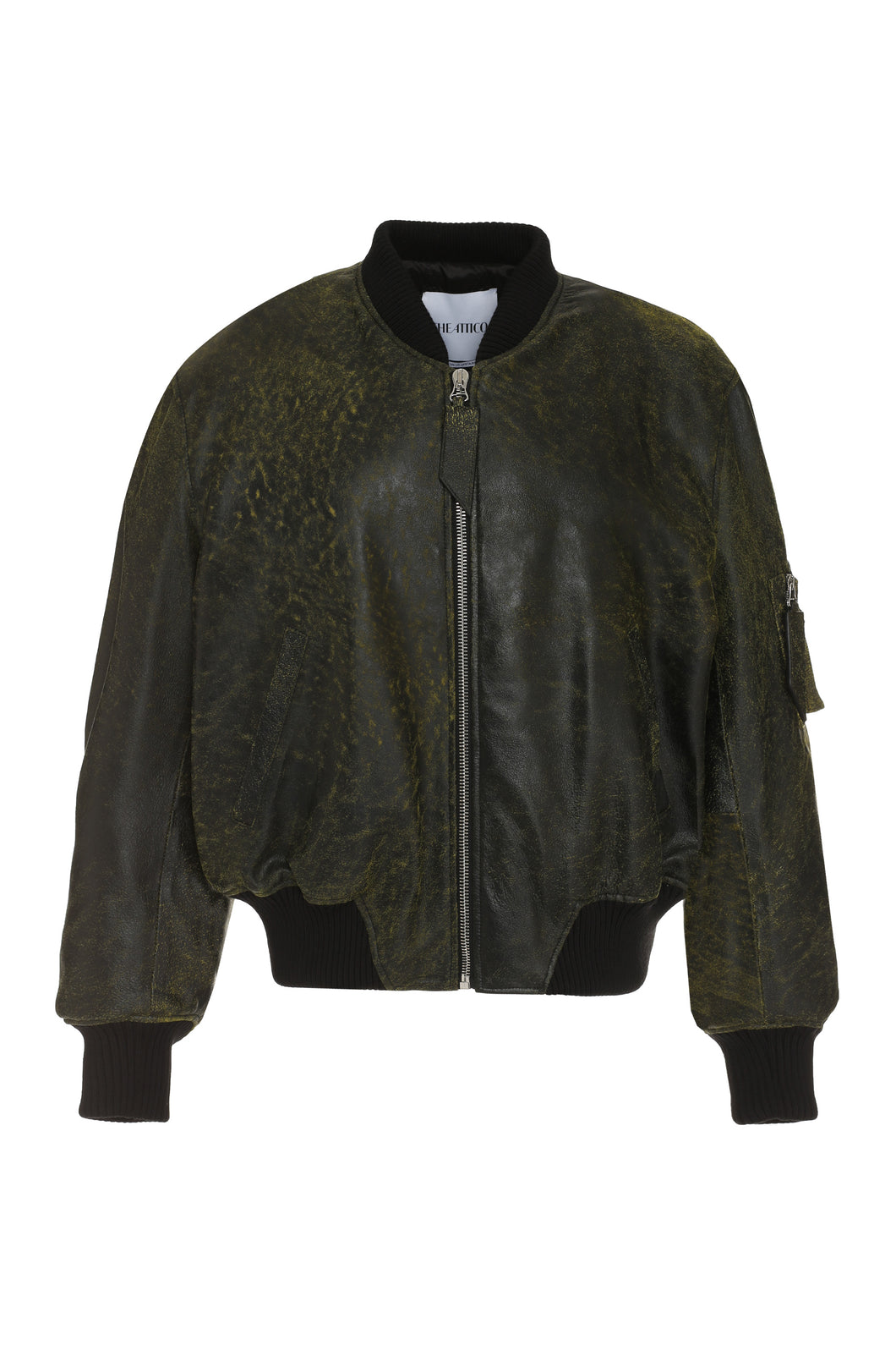 Anja lambskin bomber jacket