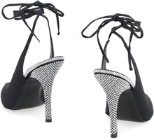 Load image into Gallery viewer, Satin Venus slingback pumps
