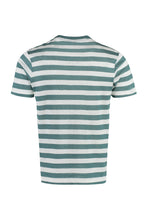 Load image into Gallery viewer, Striped linen-cotton blend T-shirt
