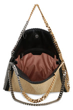 Load image into Gallery viewer, Falabella raffia tote bag
