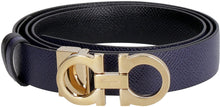 Load image into Gallery viewer, Gancini reversible leather belt
