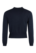 Load image into Gallery viewer, Newton logo detail cotton cardigan

