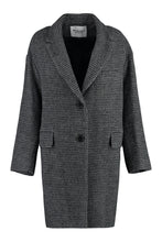 Load image into Gallery viewer, Limiza single-breasted wool coat
