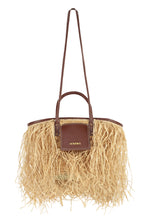 Load image into Gallery viewer, Le Panier Soli fringed raffia tote bag
