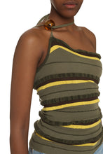 Load image into Gallery viewer, La Maille Concha asymmetric knit top
