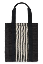 Load image into Gallery viewer, Aruba canvas and leather shopping bag
