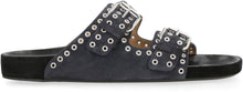 Load image into Gallery viewer, Lennyo leather slides with buckle
