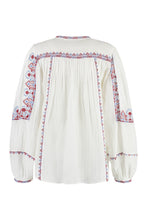 Load image into Gallery viewer, Embroidered cotton blouse
