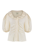 Load image into Gallery viewer, Catalia short sleeve cotton blend shirt
