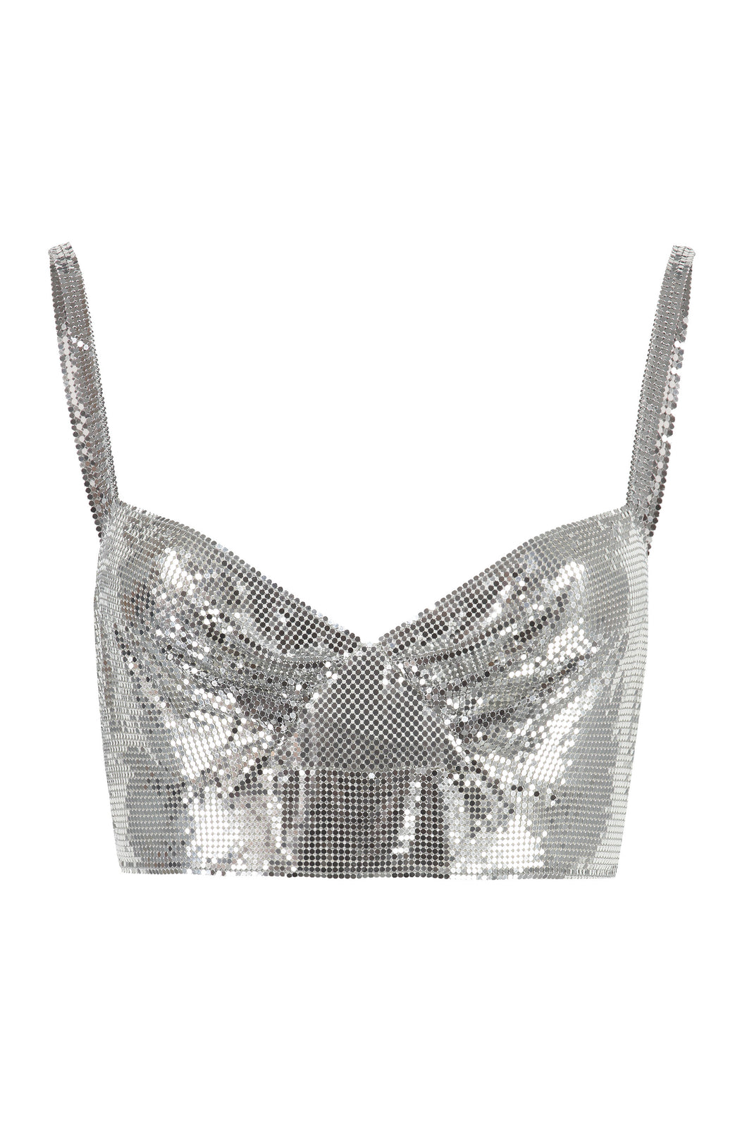 Metallic mesh top