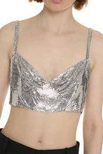 Load image into Gallery viewer, Metallic mesh top
