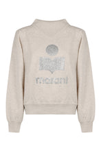 Load image into Gallery viewer, Glitter logo cotton sweatshirt
