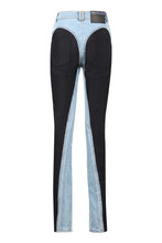 Load image into Gallery viewer, Spiral stretch cotton jeans
