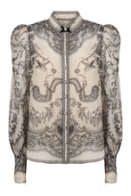 Load image into Gallery viewer, Crush printed silk blouse
