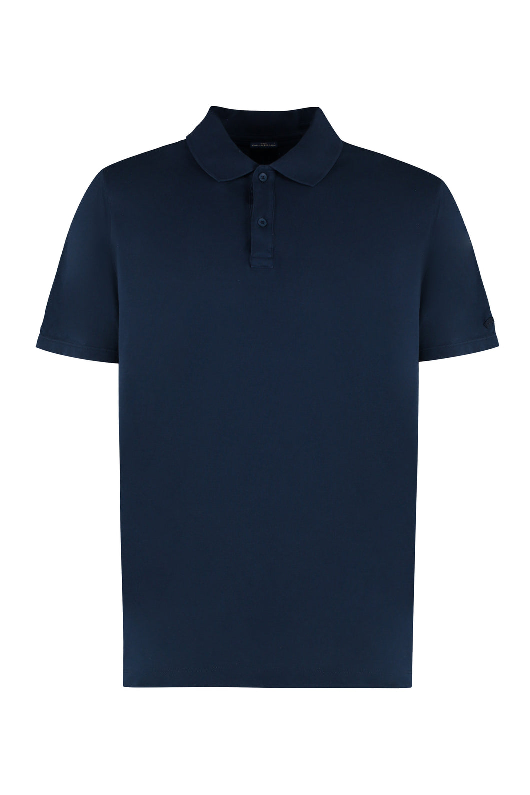 Short sleeve cotton polo shirt