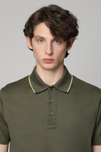 Load image into Gallery viewer, Short sleeve cotton polo shirt
