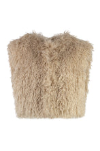 Load image into Gallery viewer, Florana faux fur waistcoat
