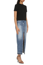 Load image into Gallery viewer, Gros Grain Cotton crew-neck T-shirt
