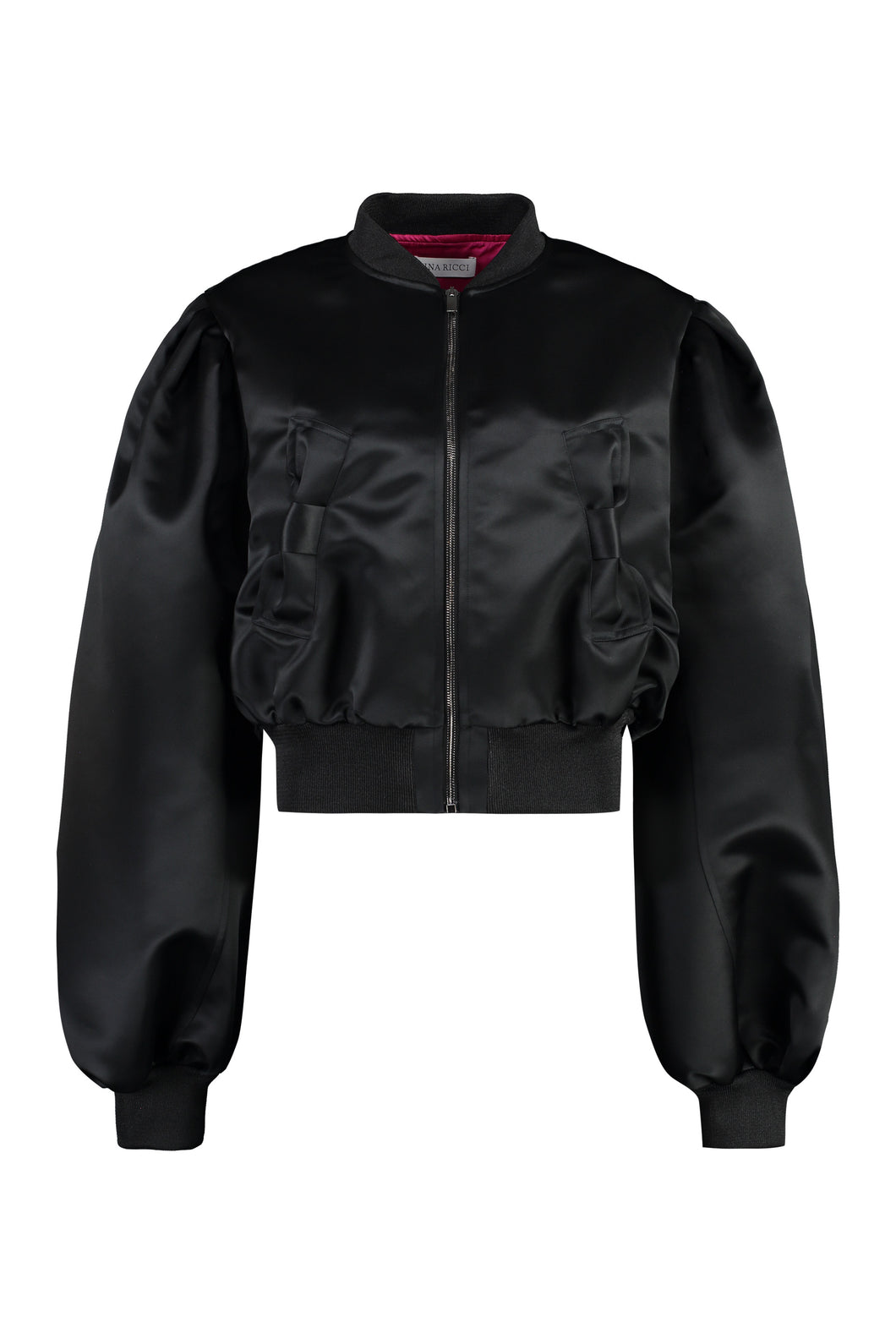 Satin bomber jacket