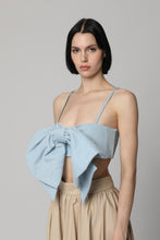 Load image into Gallery viewer, Cropped denim top

