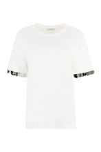 Load image into Gallery viewer, Viscose crew-neck T-shirt
