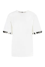 Load image into Gallery viewer, Viscose crew-neck T-shirt
