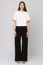 Load image into Gallery viewer, Viscose crew-neck T-shirt
