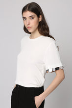 Load image into Gallery viewer, Viscose crew-neck T-shirt
