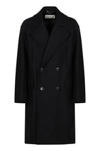 Load image into Gallery viewer, Double-breasted Racos coat in wool
