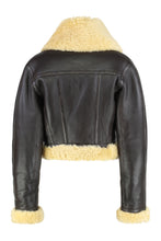 Load image into Gallery viewer, Aviator jacket in leather
