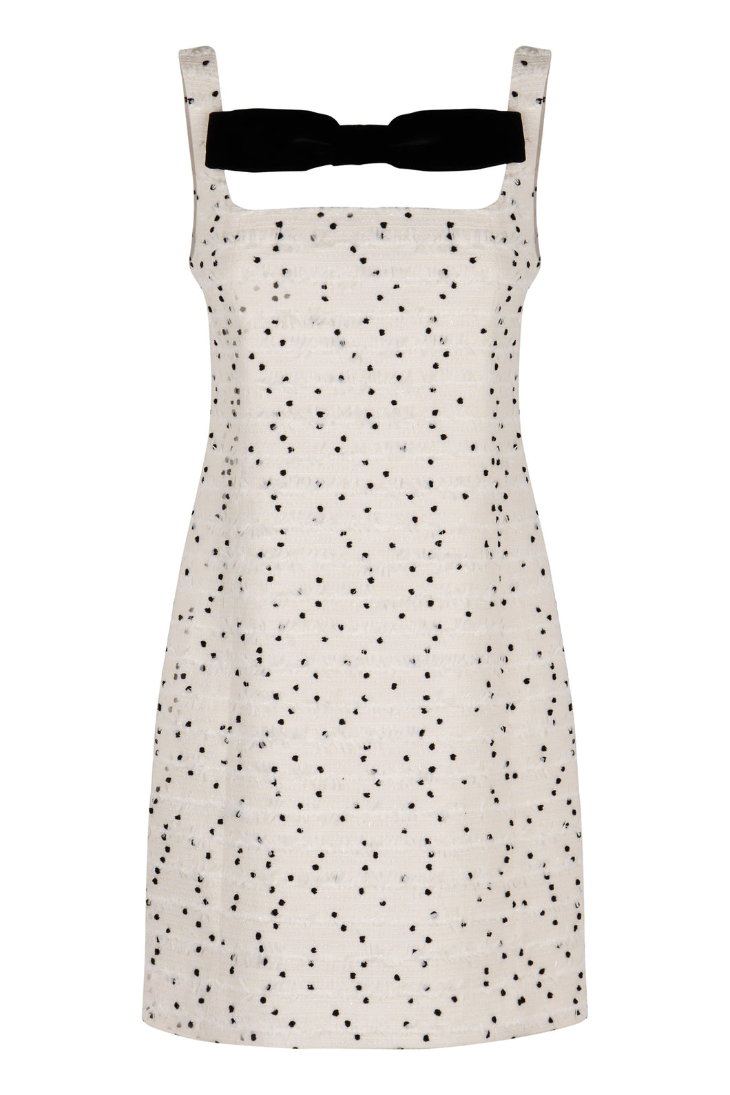 Polka-dot mini-dress