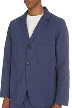 Load image into Gallery viewer, Three-button single-breast checked jacket
