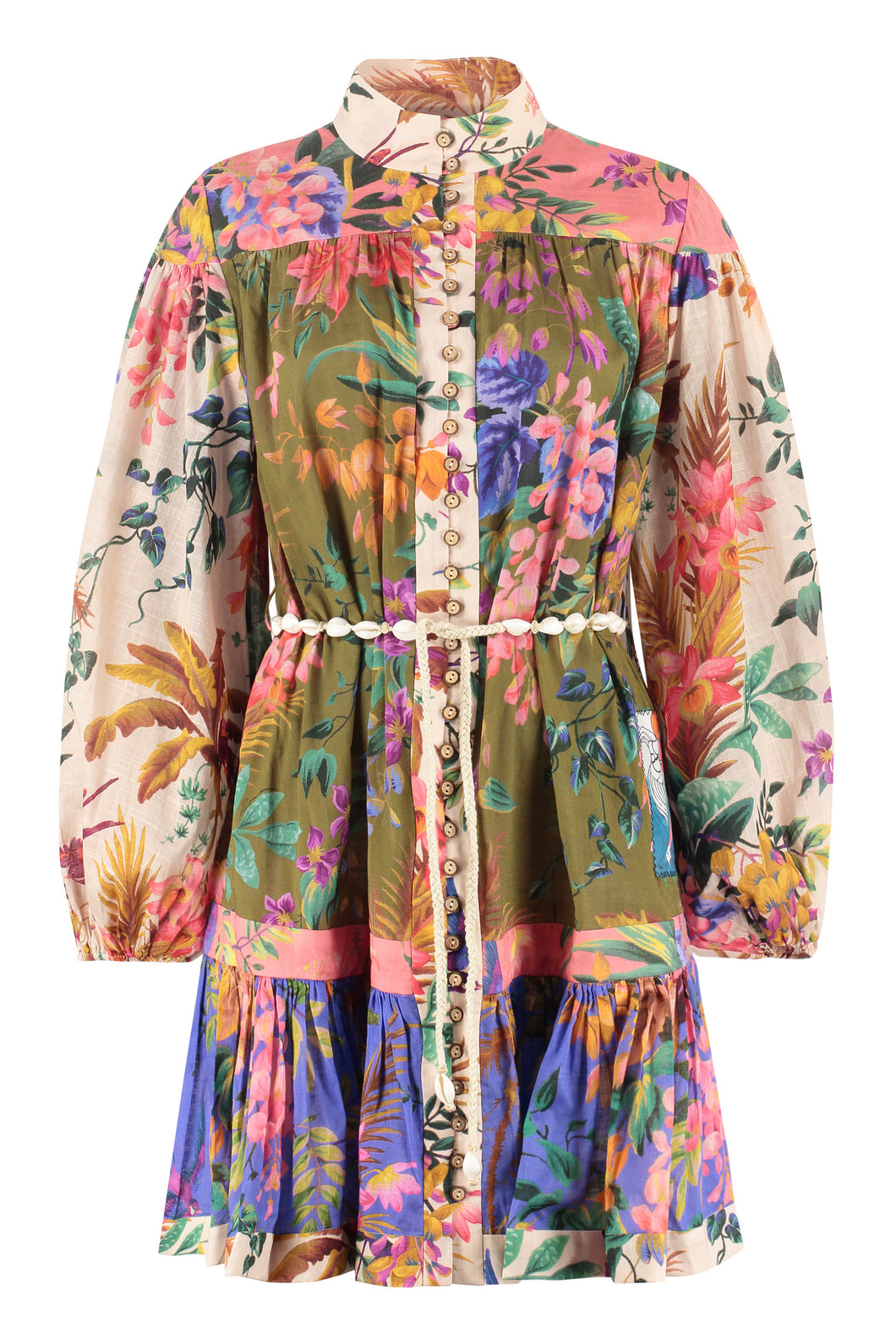 Tropicana floral print mini dress