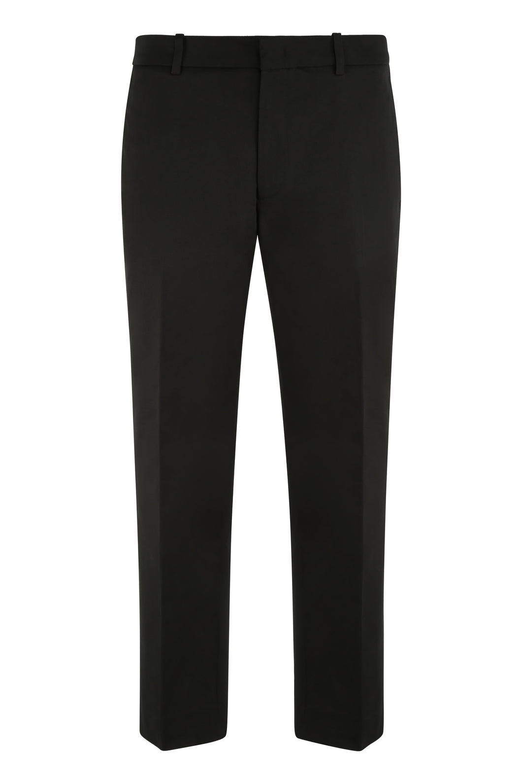 Stretch cotton trousers
