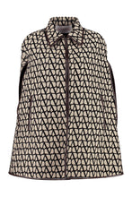 Load image into Gallery viewer, Wool cape coat
