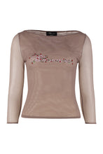 Load image into Gallery viewer, Logo print long sleeve top

