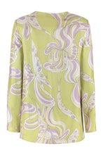 Load image into Gallery viewer, Printed silk blouse
