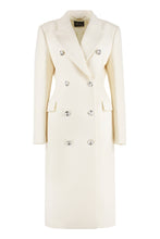 Load image into Gallery viewer, Wool blend double-breasted coat
